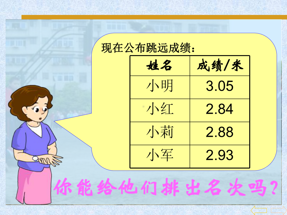 人教版新课标小学数学三年级下册《小数的大小比较课件》课件.ppt_第3页