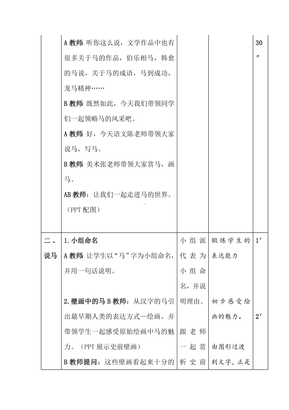 “语文+美术”跨学科融合课例 -综合性活动课《马的世界》.docx_第3页