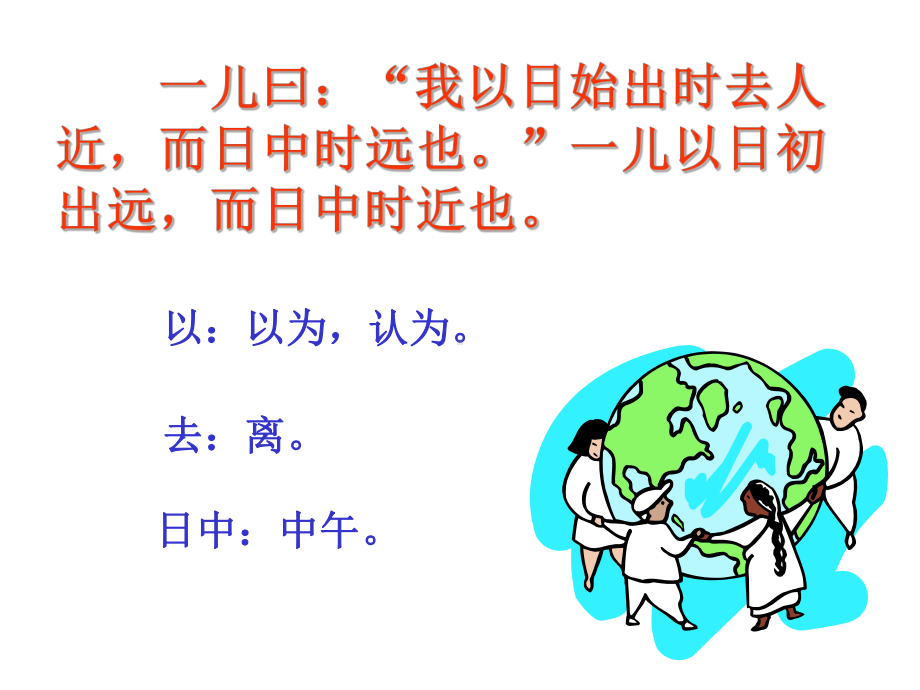 人教版六年级语文下册《两小儿辩日》课件黄姣琴.ppt_第3页