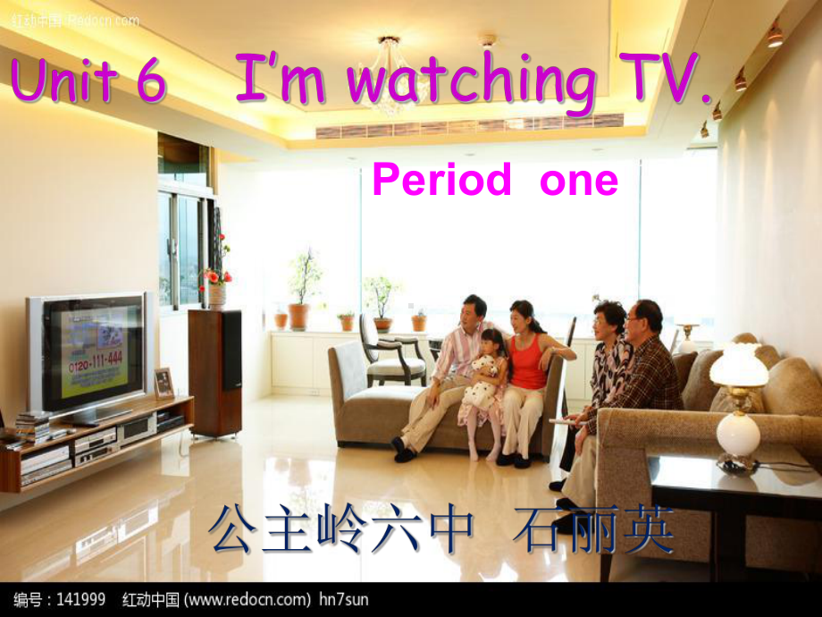 新目标七年级下册unit6-I-am-watching-tv.ppt_第1页