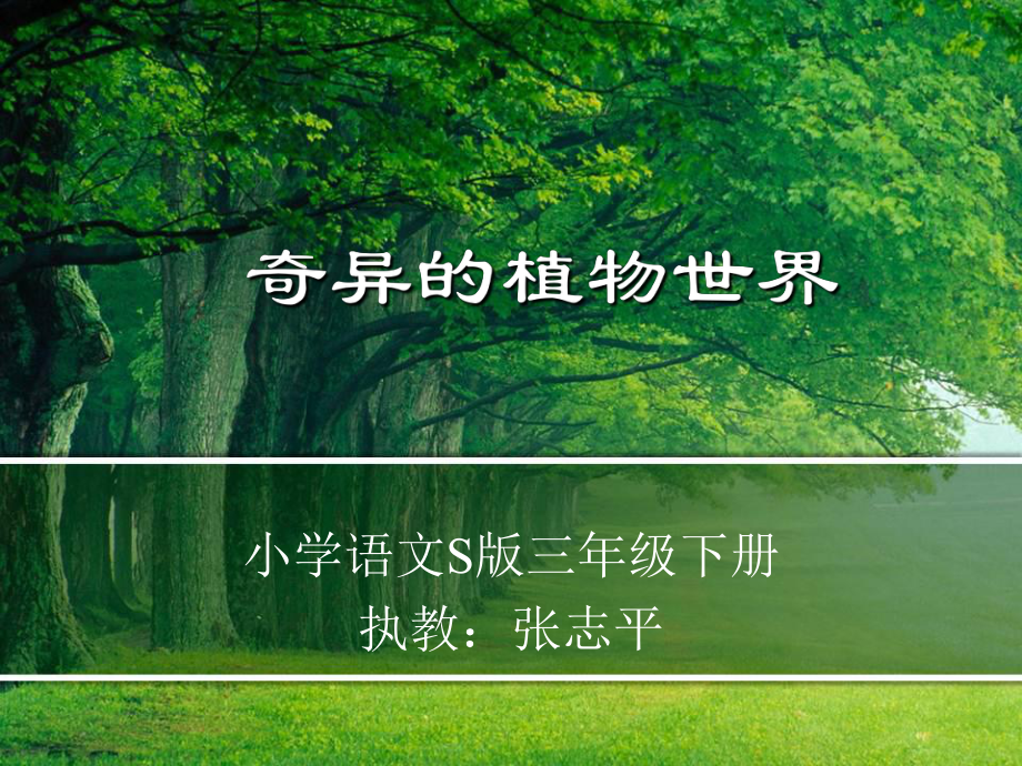 奇异的植物世界.ppt_第1页