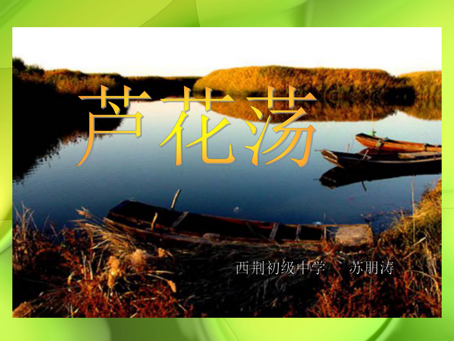 人教版《芦花荡》.ppt_第1页