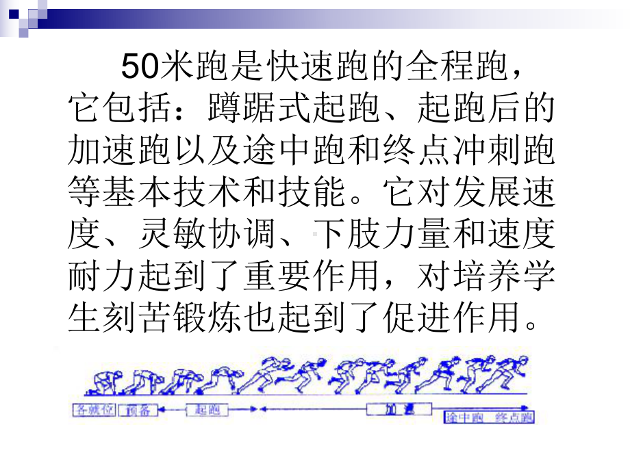 初中体育50米跑教学课件.ppt_第2页