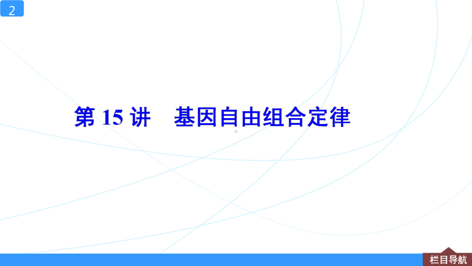 一轮复习课件第15讲-基因自由组合定律.ppt_第2页