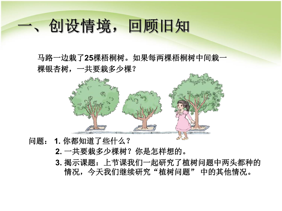 u7jx02植树问题-例2两头不种、一头种课件.ppt_第2页