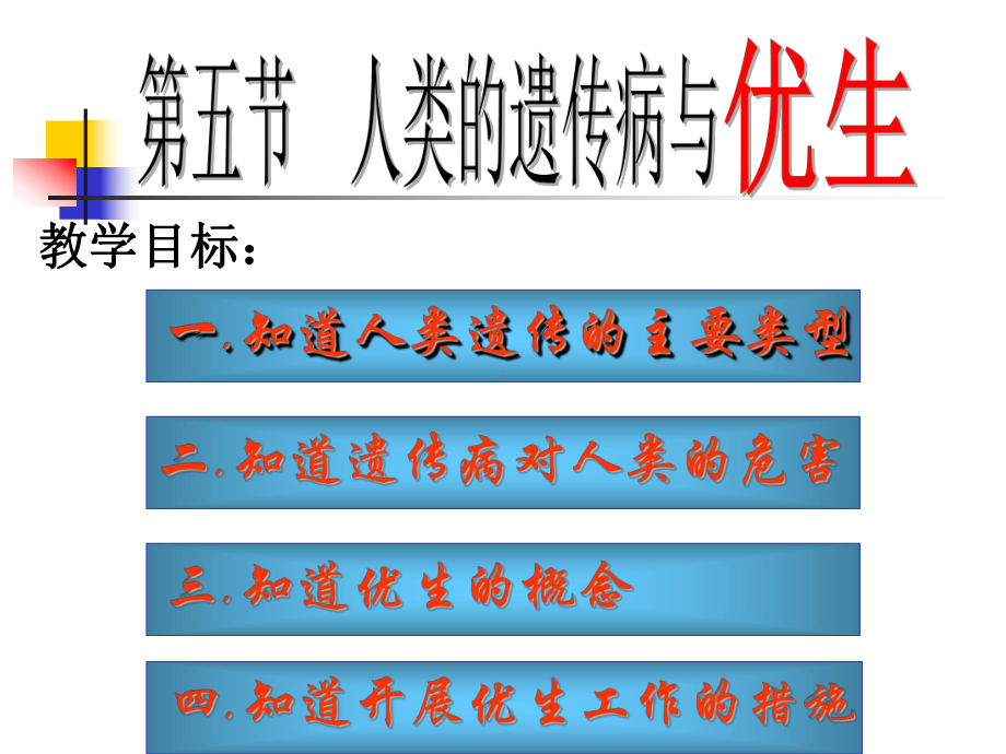 人类遗传病与优生人教版课件.pptx_第1页