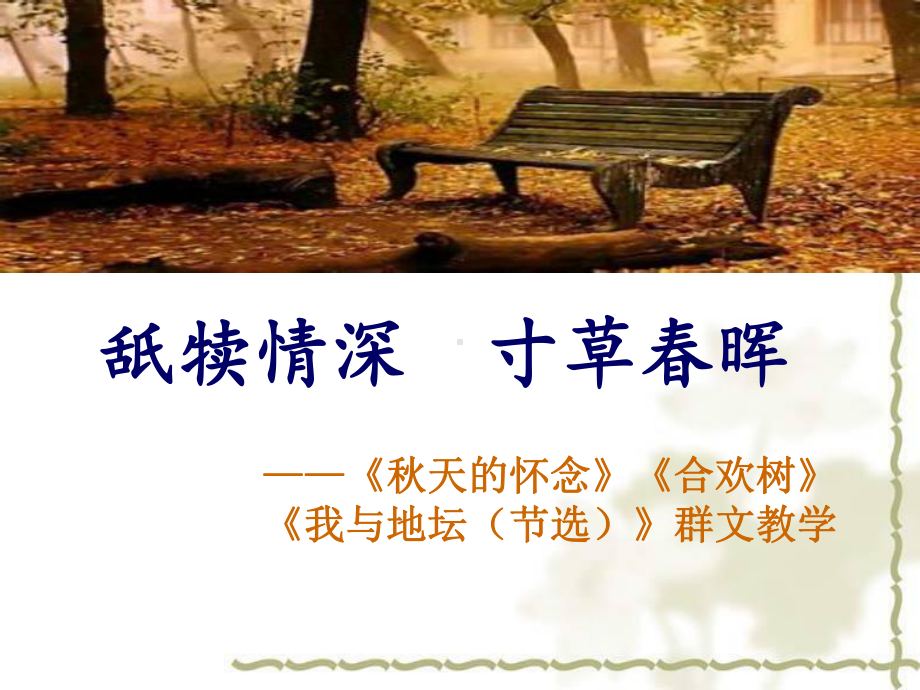 《舐犊情深-寸草春晖》群文阅读教学-(课件).ppt_第1页