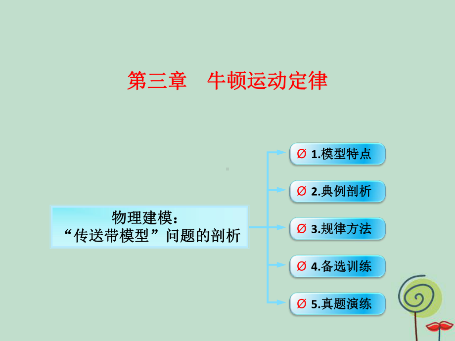 (鲁教版)(课时1)-牛顿运动定律综合应用二动力学中“传送带模型”问题的剖析-物理高三一轮总复习课件.ppt_第1页