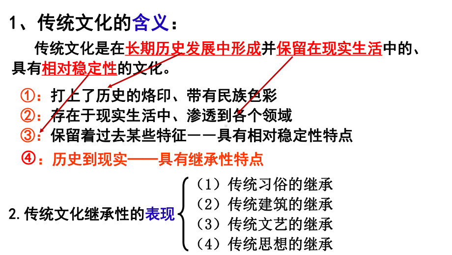 人教版高中政治必修三41传统文化的继承一等奖优秀课件.pptx_第3页