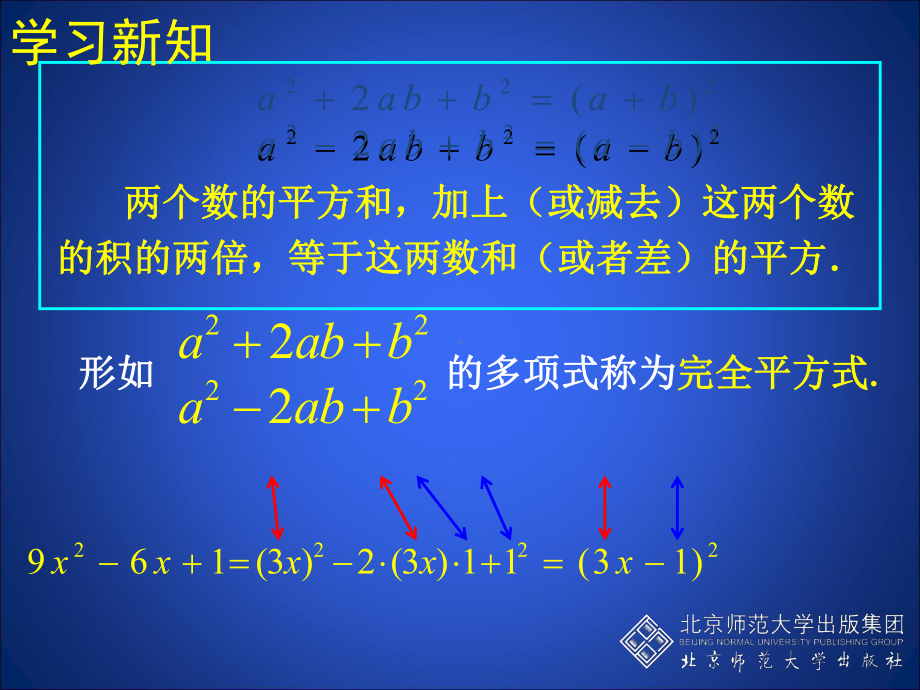 利用完全平方公式进行因式分解课件.ppt_第3页