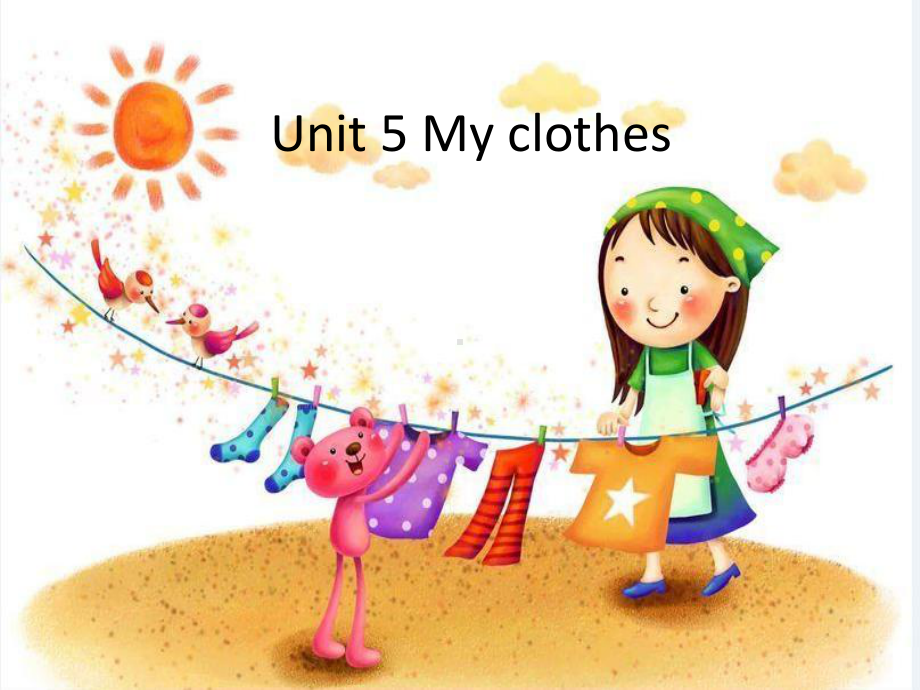 人教版小学英语四年级下册Unit-5-My-clothes优质公开课课件.pptx_第1页