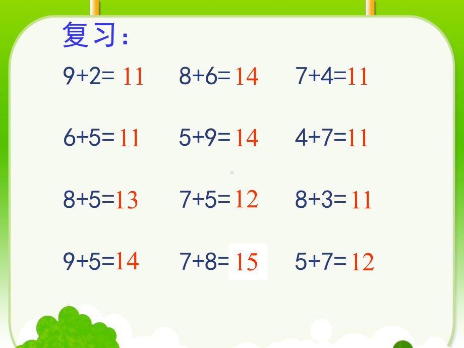 人教版一年级下册数学十几减9课件.ppt_第2页