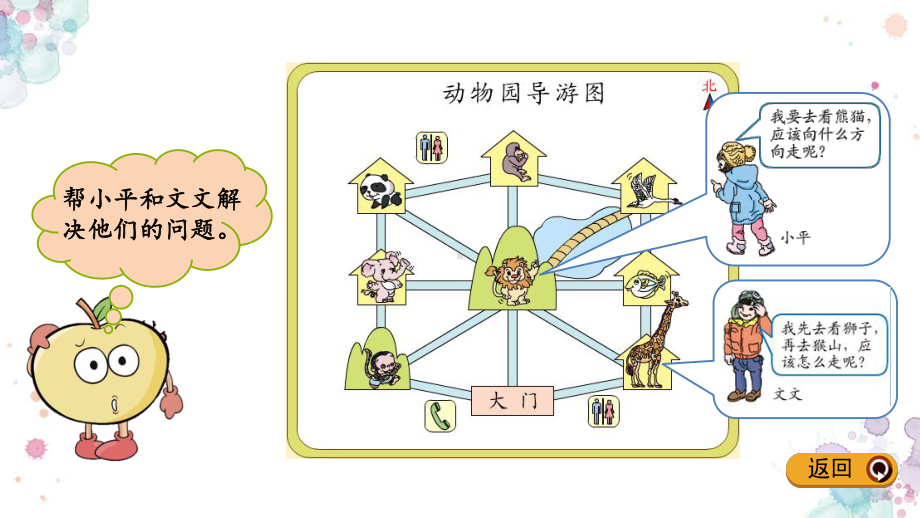 14-认识简单的路线图-人教版数学三年级下册-课件.pptx_第3页