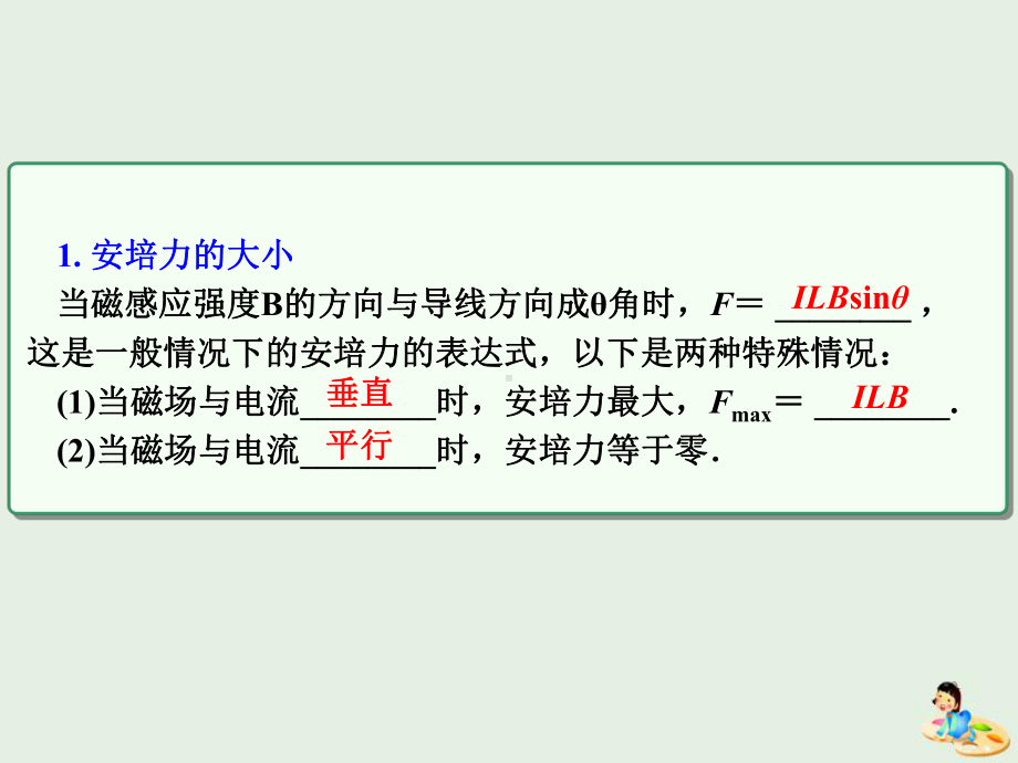 (鲁教版)(课时2)磁场的描述及磁场对电流的作用安培力的分析与计算-物理高三一轮总复习课件.ppt_第3页