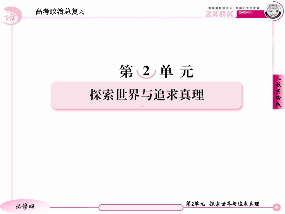 2020届高考政治第一轮复习《生活与哲学》模块课件：第2单元归纳提升-.ppt_第2页