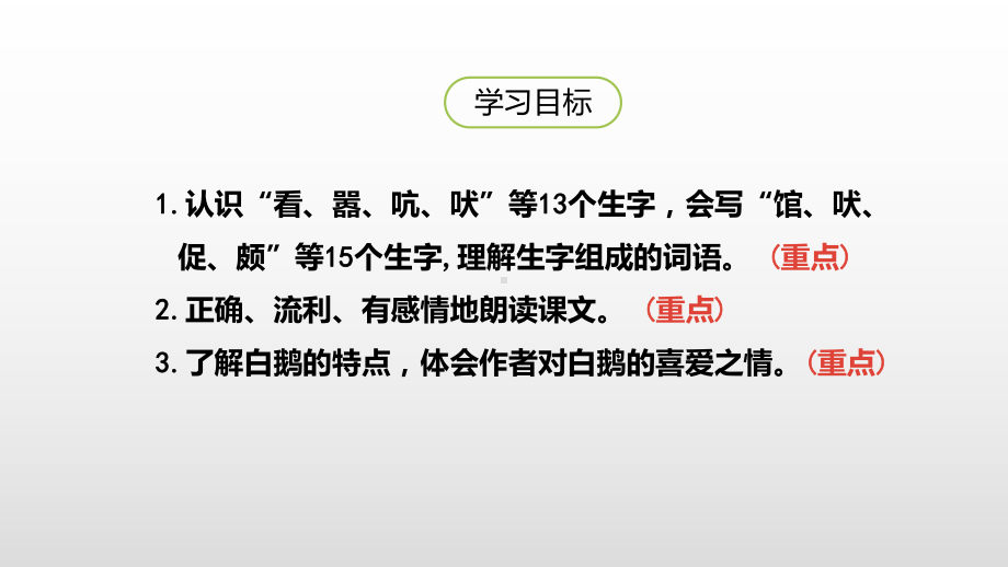 人教部编版四年级语文下册白鹅(共两个课时)公开课一等奖优秀课件.pptx_第2页