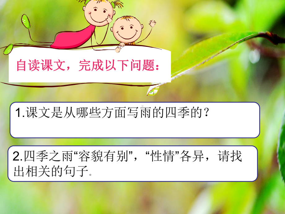 人教版新版语文雨的四季课件.ppt_第2页