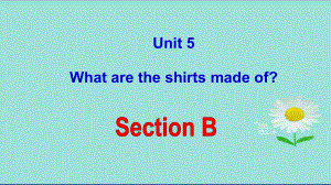 九年级英语初中人教版Unit5-What-are-the-shirts-made-of-Section-B课件.ppt