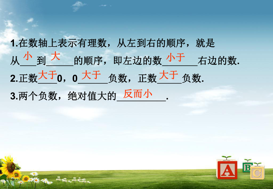 七年级数学上册第一章有理数12有理数124绝对值2课件新版新人教版.ppt_第3页