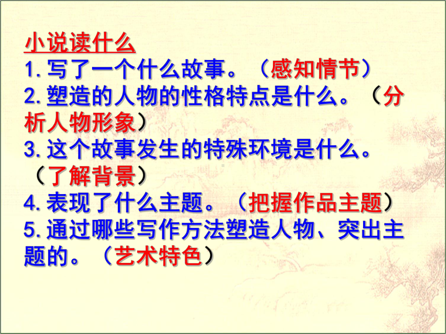 2020年高考语文复习专题讲座课件-★高考小说阅读题型及答题模板.pptx_第3页