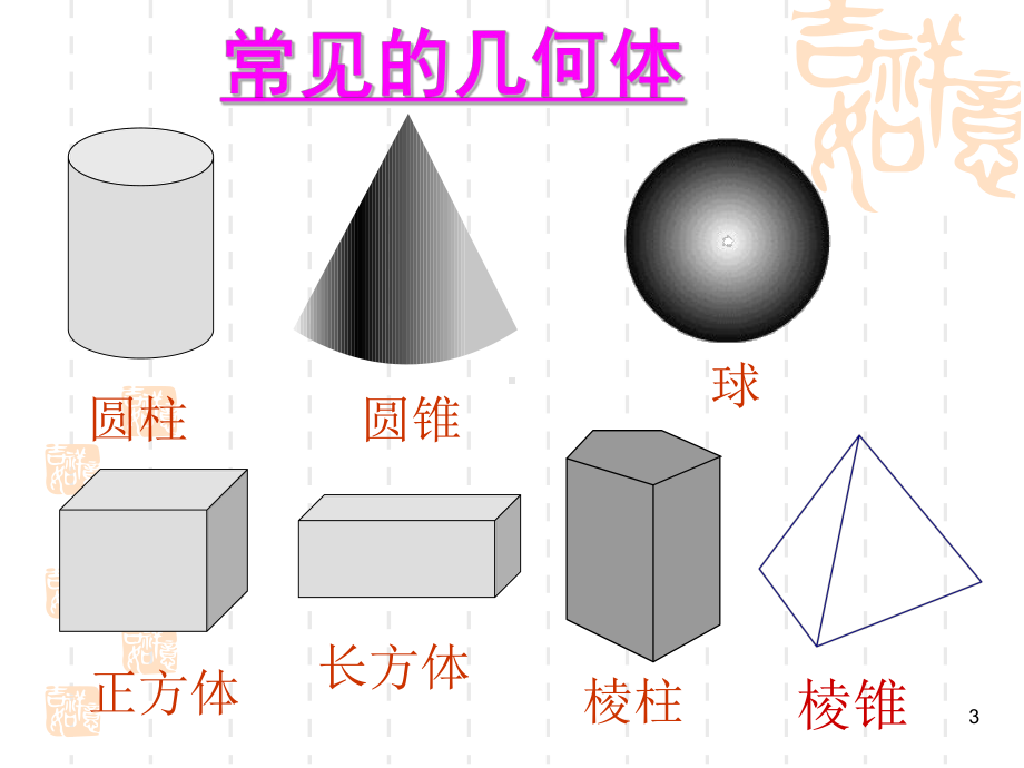 优秀课件北师大版七年级数学上册第一章《丰富的图形世界》复习课件.ppt_第3页