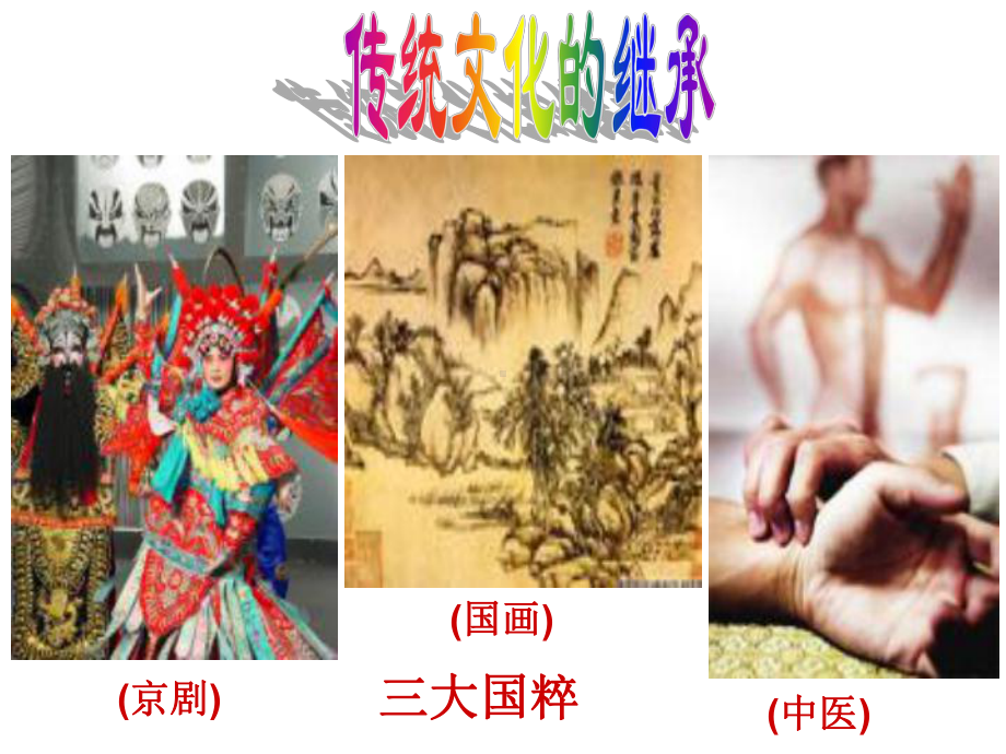 传统文化的继承(公开课)课件.ppt_第1页