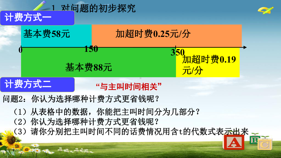 人教版初中七年级数学上册34一元一次方程与实际问题(方案选择问题)优秀课件.ppt_第3页