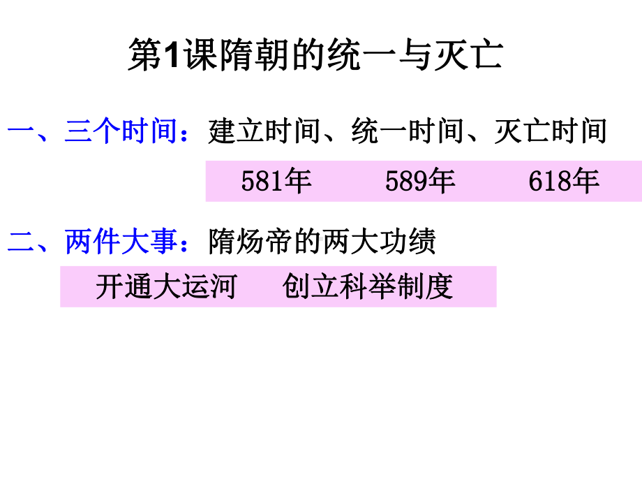 人教版七年级历史下册第一单元隋唐时期：繁荣与开放的社会单元复习课件.ppt_第3页