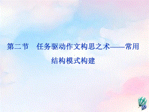 (浙江专用)2020版高考语文大一轮复习第6部分第二章第二节任务驱动作文构思之术-常用结构模式构建课件.ppt