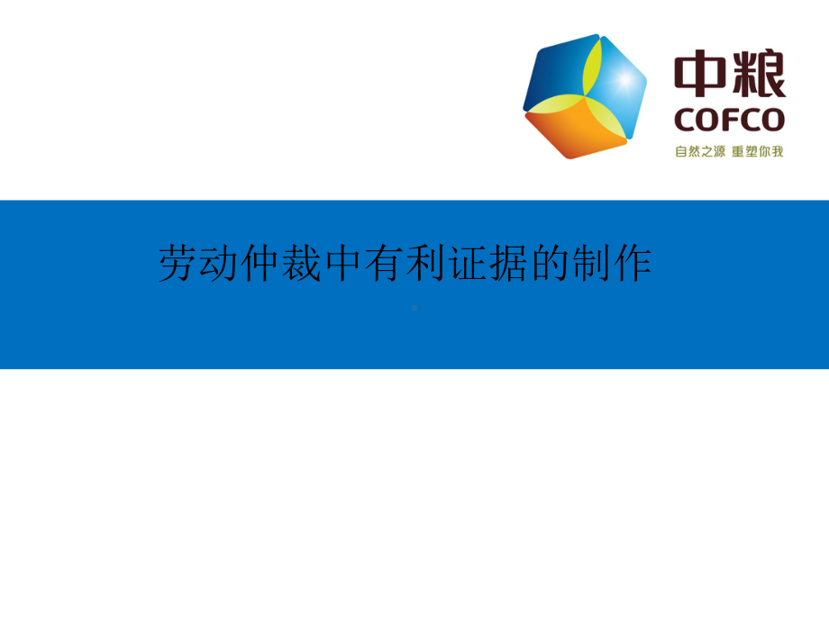 劳动仲裁中有利证据的制作课件.ppt_第1页