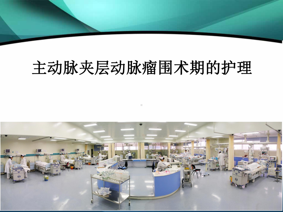 主动脉夹层动脉瘤手术治疗围术期护理课件.ppt_第1页