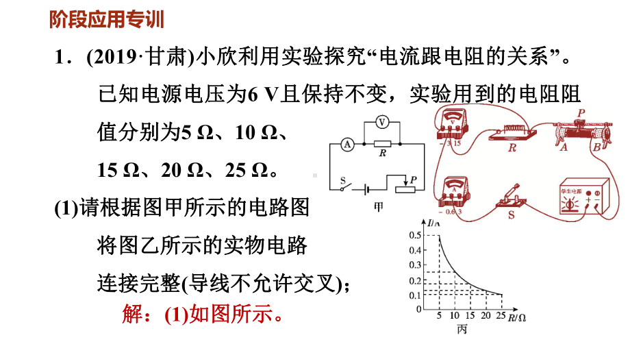 人教版九年级物理上册第十七章-欧姆定律专题训练题中考真题演练课件.pptx_第2页