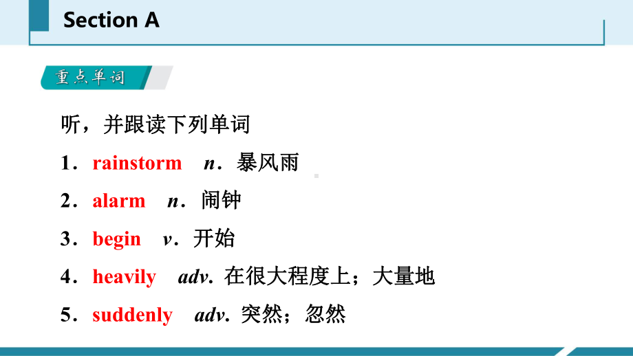 人教版八年级下册英语Unit5SectionA基础读写课件.pptx_第3页