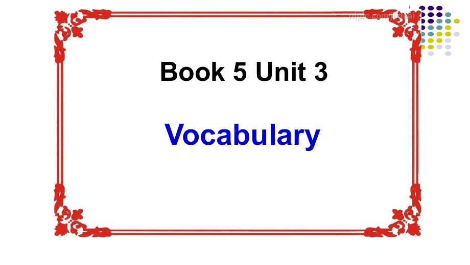 人教版高二英语必修五unit3vocabulary-单词识记课件.pptx_第1页