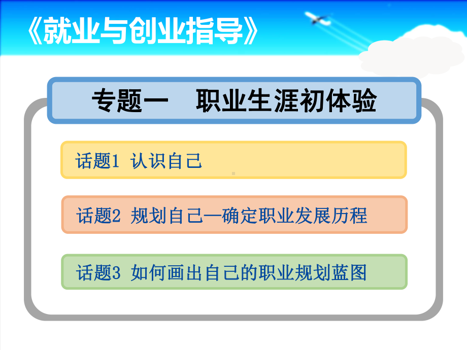 专题一职业生涯初体验课件.ppt_第3页