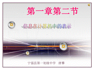 信息在计算机中的表示课件.ppt