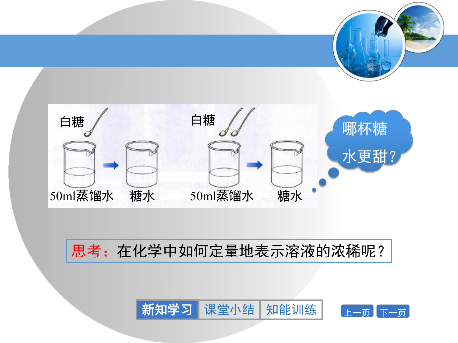 人教版九年级化学下册93《溶液的浓度》教学课件.ppt_第3页