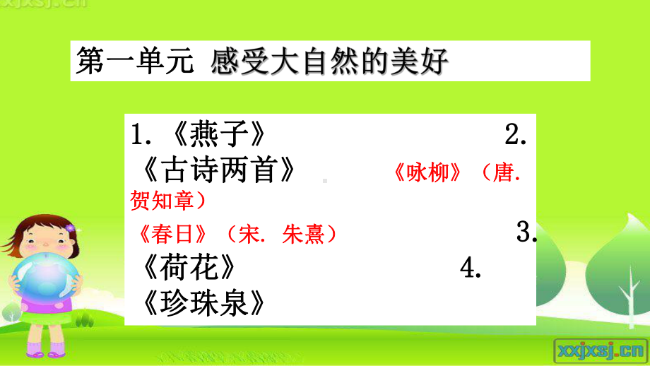 人教版三年级语文下册第六册1-8单元期末总复习课件.ppt_第2页