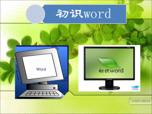 信息技术《初识word》课件.ppt