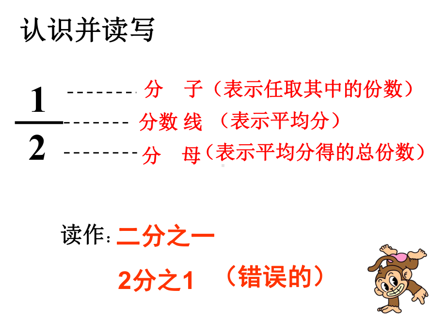 人教版三年级数学上册分数的初步认识复习课课件.ppt_第3页