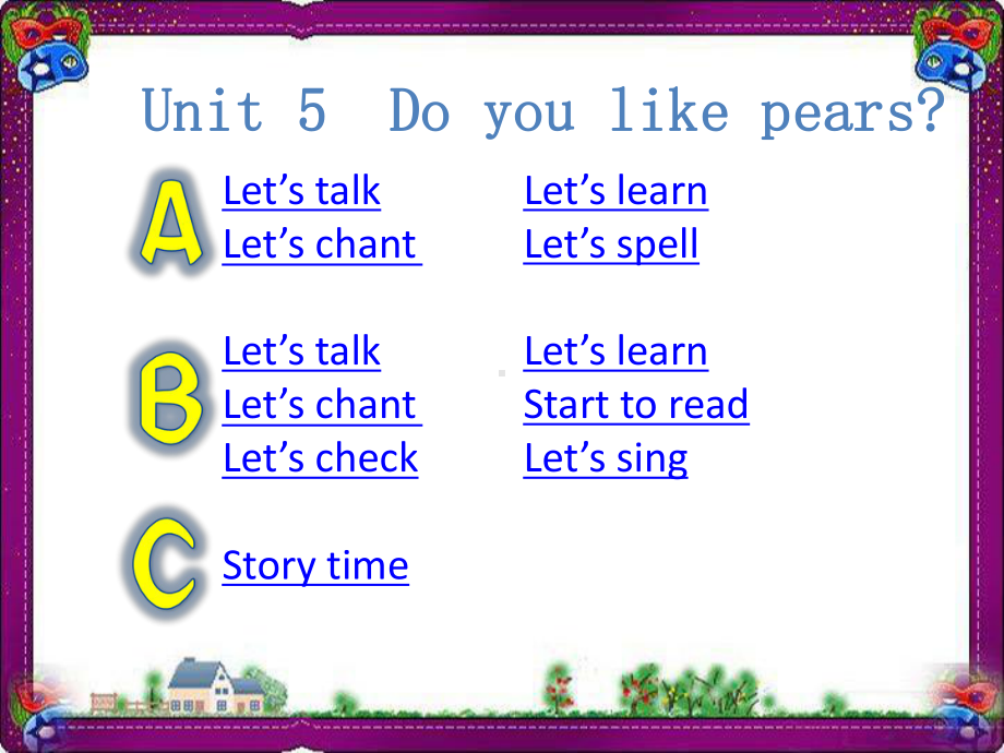 Unit-5Do-you-like-pears(全)(优质课)获奖课件-人教版三年级英语下册.ppt_第1页