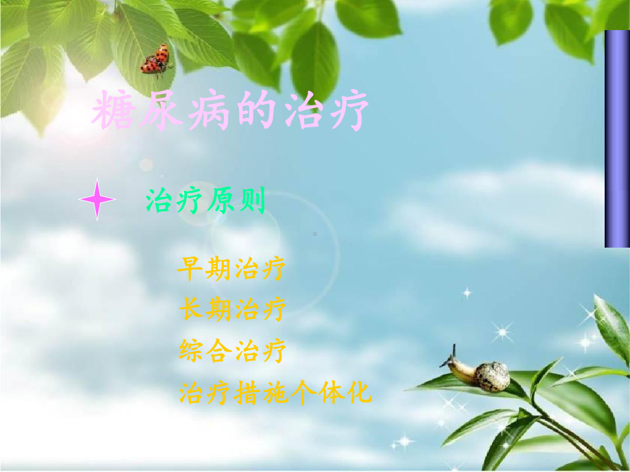 《糖尿病治疗》课件.ppt_第1页