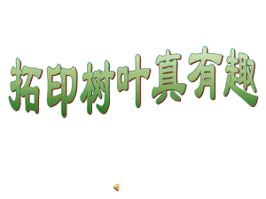 人美版美术三上第11课《拓印树叶真有趣》课件3.ppt