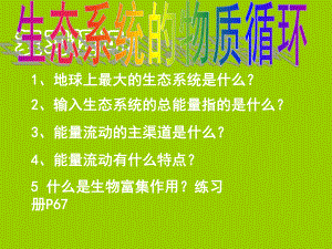 （高中生物课件）53生态系统的物质循环.ppt