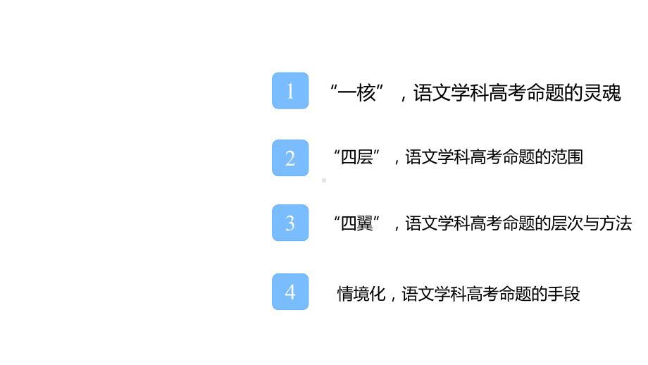 一核四层四翼的高考评价体系下2020年高考语文命题分析及后期复习策略课件.pptx_第3页