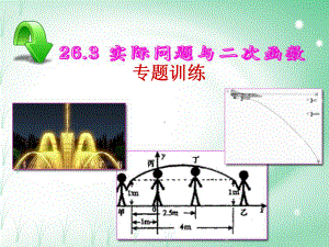 263实际问题与二次函数专题复习课件.ppt