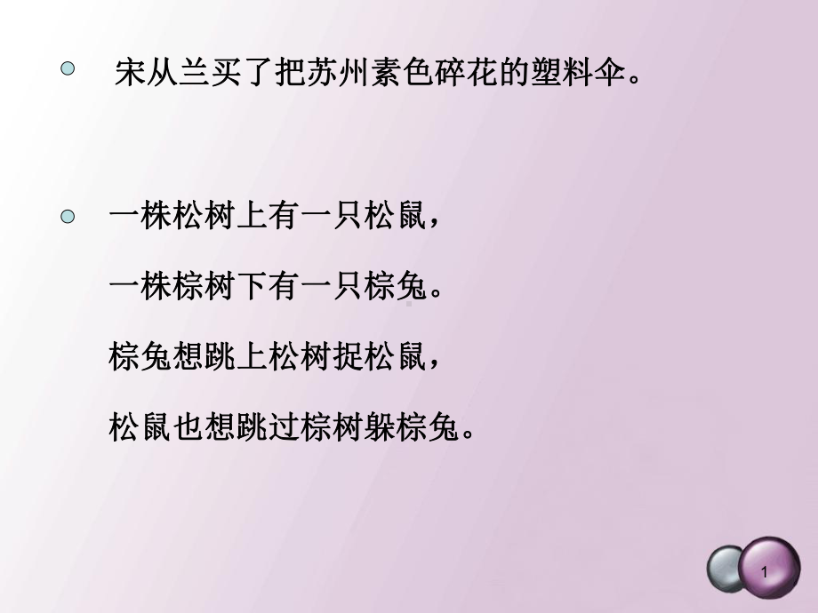 (精选)普通话-声母辩证鼻边音训练课件.ppt_第1页