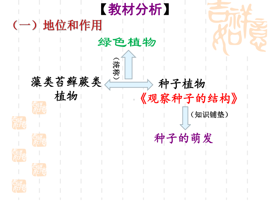 人教版七年级生物上册《观察种子的结构》说课课件.pptx_第3页