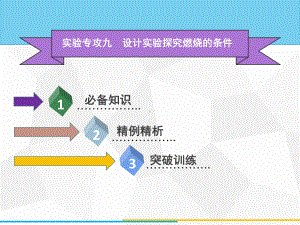 2020广东中考化学高分总复习(课件)实验专攻九-设计实验探究燃烧的条件.ppt