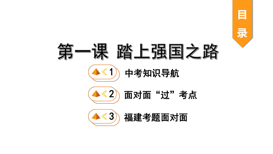 （公开课课件）2020中考复习九上第一单元-第一课-踏上强国之路.pptx_第1页